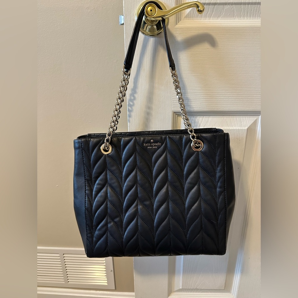 Kate Spade Black Quilted Women's Bag.